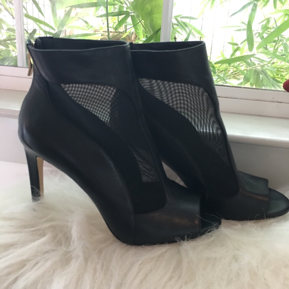 BCBGeneration heels with mesh paneling